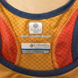 Ws Columbia Tank Top, Omni Freeze Zero, Medium, Orange